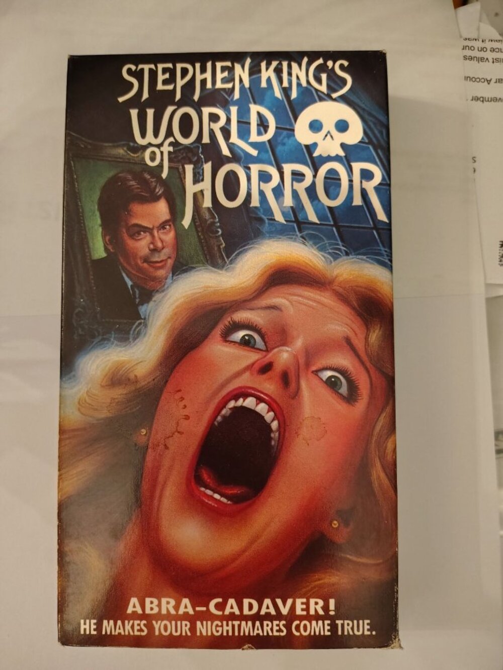 Stephen Kings World Of Horror 1988 VHS Movie Front Row Video Inc First Edition
